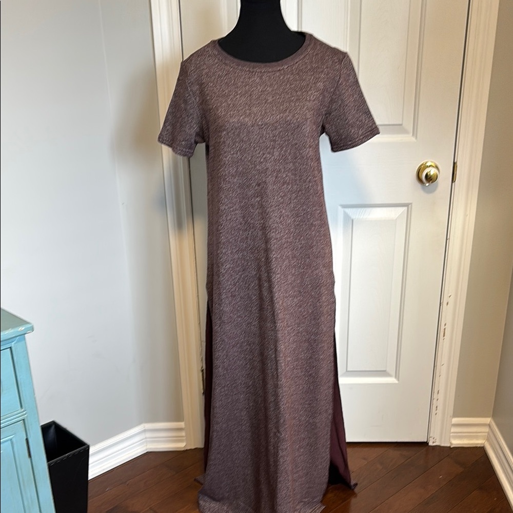 Elegant Purple Maxi Dress by Blondie Apparel- Canadian Designer